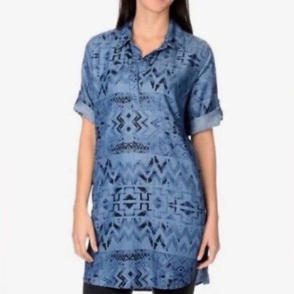 Philosophy Aztec tencel dress size large